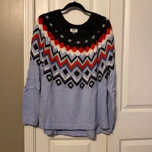 Graphic sweater